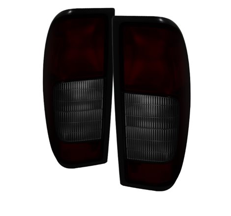 Xtune Nissan Frontier 00-04 OEM Style Tail Lights Red Smoked ALT-JH-NF00-OE-RSM