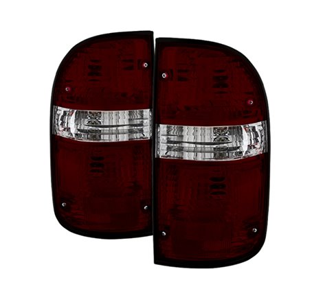 Xtune Toyota Tacoma 01-04 OEM Style Tail Lights Red Smoked ALT-JH-TTA01-OE-RSM