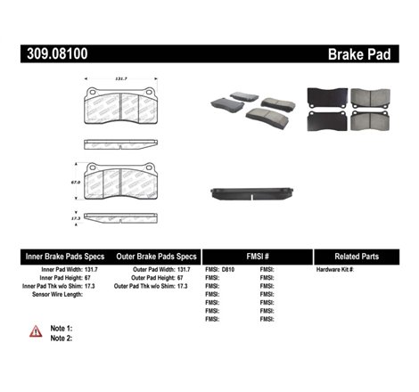 StopTech Performance 88-92 Ferrari F40 / 94-97 F50 Front & Rear Brake Pads