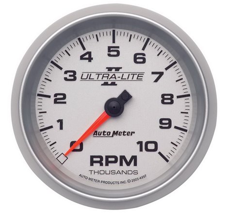 Autometer Ultra-Lite II 3-3/8in 10000 RPM In-Dash Tachometer