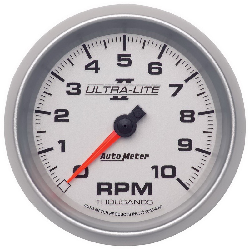 Autometer Ultra-Lite II 3-3/8in 10000 RPM In-Dash Tachometer