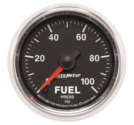 Autometer GS 0-100 PSI Full Sweep Electronic Fuel Pressure Gauge