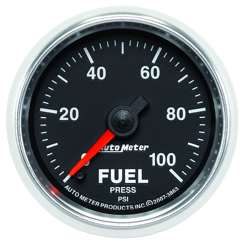 Autometer GS 0-100 PSI Full Sweep Electronic Fuel Pressure Gauge