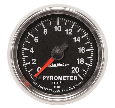 Autometer GS 0-2000 degree F Full Sweep Electronic Pyrometer Gauge