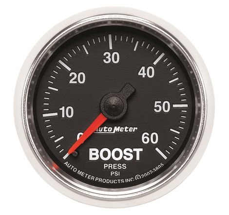 Autometer GS 52mm 0-60 psi Mechanical Boost Gauge