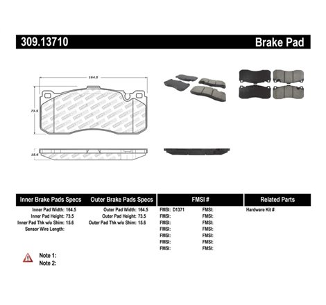 StopTech Performance 08-09 BMW 128i/135i Coupe Front Brake Pads