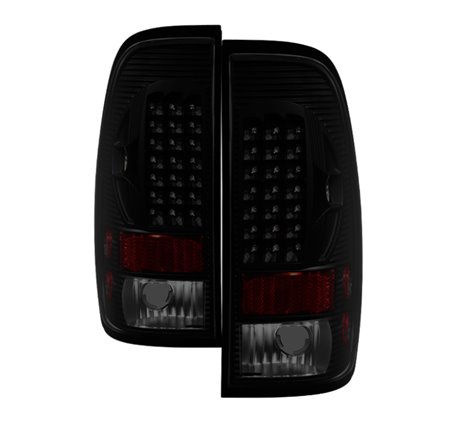 Xtune Ford F250/350/450/550 Super Duty 99-07 LED Tail Lights Black Smoke ALT-ON-FF15097-LED-BSM