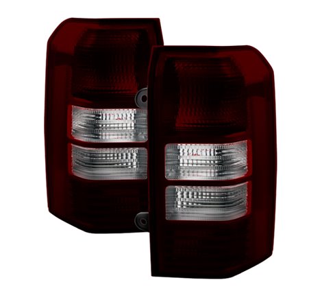 Xtune Jeep Patriot 08-13 OEM Tail Lights -Red Smoked ALT-JH-JPA08-OE-RSM