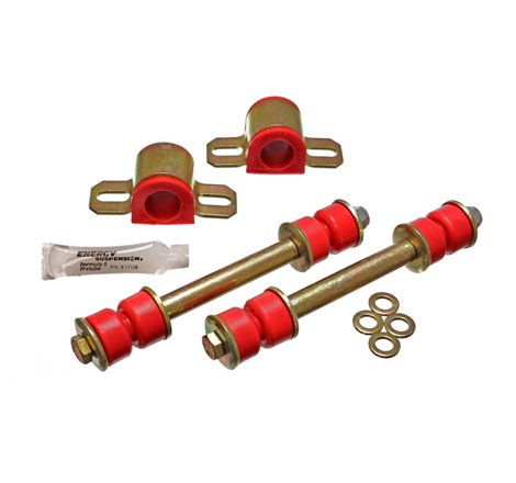 Energy Suspension 86-97 Nissan 720 & Hardbody PickUp 2WD Red 23mm Front Sway Bar Frame Bushings