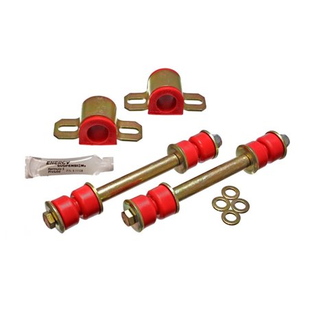 Energy Suspension 86-97 Nissan 720 & Hardbody PickUp 2WD Red 23mm Front Sway Bar Frame Bushings