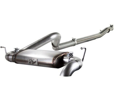 aFe MACHForce XP Exhausts Cat-Back/Hi Tuck SS-409 EXH CB/HT Jeep Wrangler 4Dr 2012 V6-3.6L