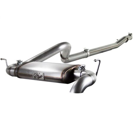 aFe MACHForce XP Exhausts Cat-Back/Hi Tuck SS-409 EXH CB/HT Jeep Wrangler 4Dr 2012 V6-3.6L