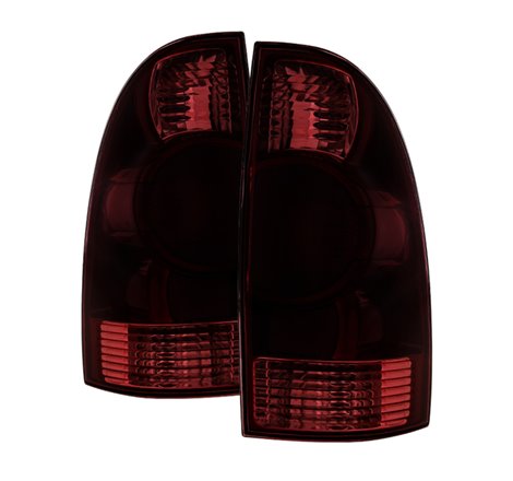 Xtune Toyota Tacoma 05-08 OEM Style Tail Lights Red Smoked ALT-JH-TTA05-OE-RSM