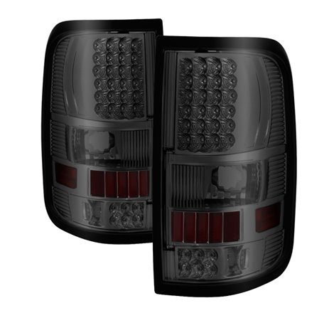 Xtune Ford F150 Styleside 04-08 (Not Fit Heritage & SVT) LED Tail Lights Smoke ALT-ON-FF15004-LED-SM