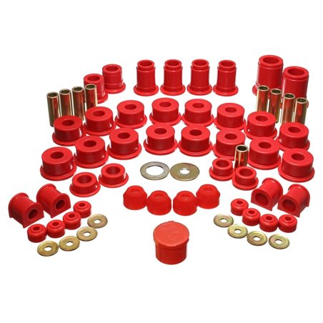 Energy Suspension 90-95 Toyota 4 Runner 2WD/4WD Red Hyper-Flex Master Bushing Set