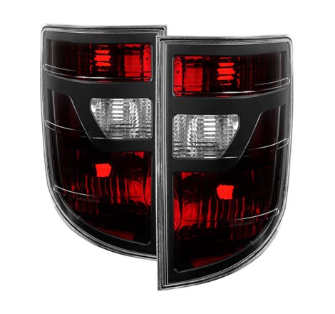 Xtune Honda Ridgeline Pickup 06-08 OEM Style Tail Lights Red Smoked ALT-JH-HRID06-OE-RSM