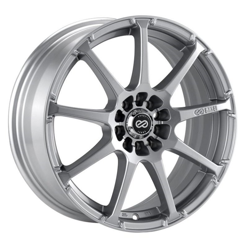 Enkei EDR9 17x7 5x100/114.3 45mm offset 72.6 Bore Diameter Silver Wheel