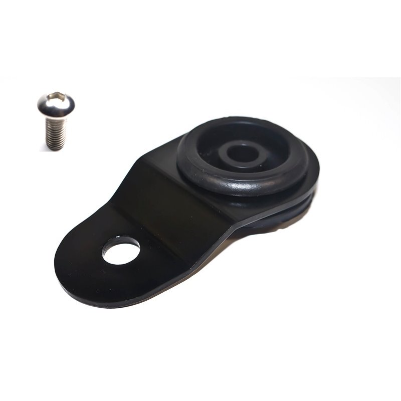 Torque Solution Radiator Mount w/ Insert ( Black ) : Mitsubishi Evolution 7/8/9