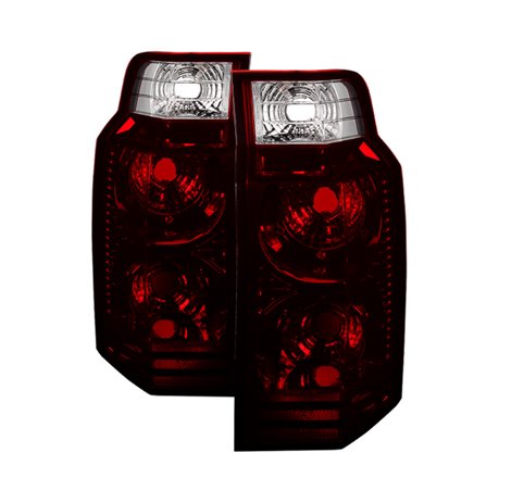 Xtune Jeep Commander 06-10 OEM Style Tail Lights -Red Smoked ALT-JH-JCOM06-OE-RSM