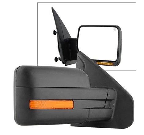 Xtune Ford F150 07-14 Power Heated Amber LED Signal OE Mirror Right MIR-03349EH-P-R