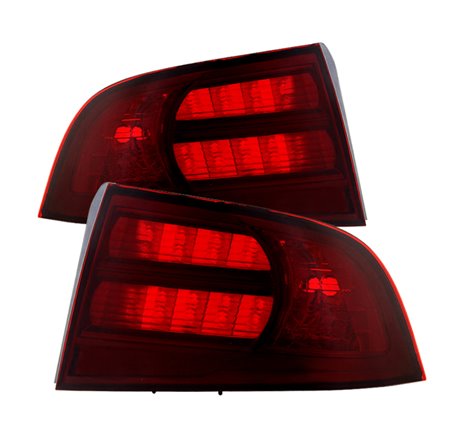 Xtune Acura Tl 04-08 OEM Style Tail Lights Red Smoked ALT-JH-ATL04-OE-RSM