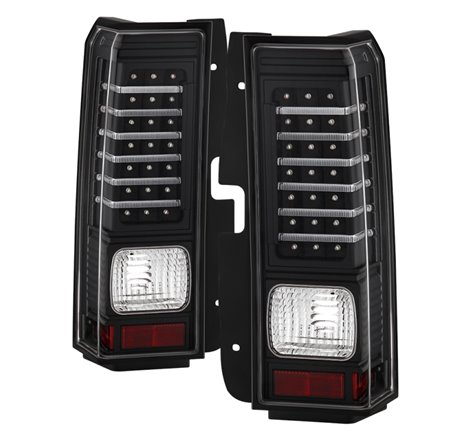 Xtune Hummer H3 06-09 ( Non H3T ) LED Tail Lights Black ALT-ON-HH306-LED-BK