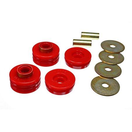 Energy Suspension 66-77 Ford Bronco 4WD Red Transmission Mount Set