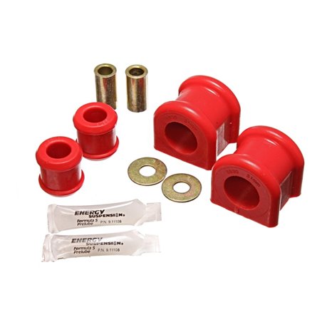 Energy Suspension 07-11 Jeep Wrangler JK Red Front 31mm Sway Bar and Endlink Bushing Set