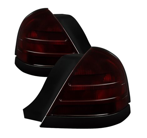 Xtune Ford Crown Victoria 1999-2011 OEM Style Tail Light Red Smoked ALT-JH-FCV98-OE-RSM