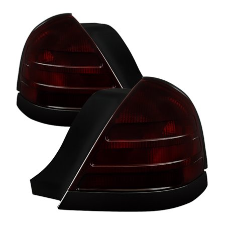 Xtune Ford Crown Victoria 1999-2011 OEM Style Tail Light Red Smoked ALT-JH-FCV98-OE-RSM