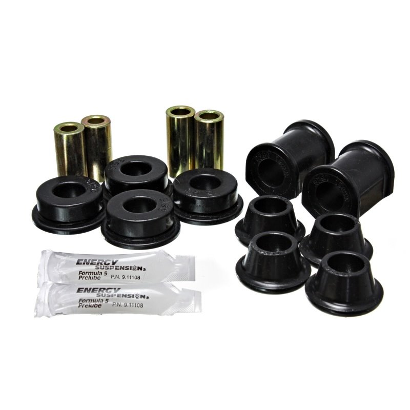 Energy Suspension 8/73-79 VW Super Beetle (Stamped) Black Front Control Arm Bushing Set