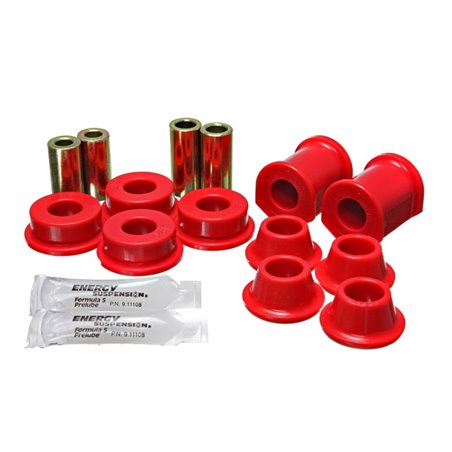 Energy Suspension 8/73-79 VW Super Beetle (Stamped) Red Front Control Arm Bushing Set