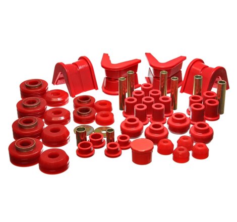 Energy Suspension 73-79 Ford F-150 Pickup 4WD Red Hyper-flex Master Bushing Set