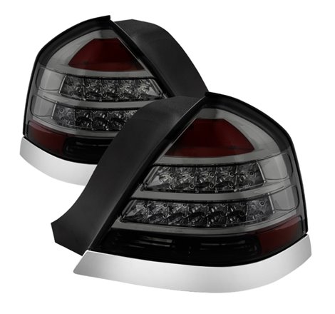 Xtune Crown Victoria 98-11 LED Tail Lights Smoke ALT-JH-CVIC98-LED-SM