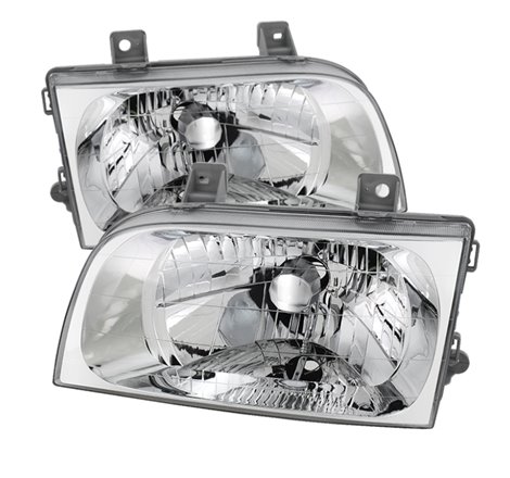 Xtune Kia Sportage 98-02 Crystal Headlights Chrome HD-JH-KIASP98-C