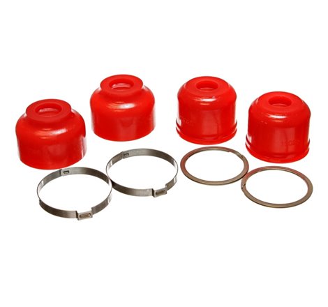 Energy Suspension 94-06 Hummer H1 Red Front or Rear Ball Joint Boot Set