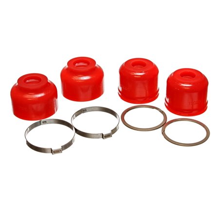 Energy Suspension 94-06 Hummer H1 Red Front or Rear Ball Joint Boot Set