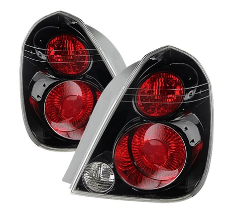 Xtune Nissan Altima 05-06 ( Also Fit 02-04 ) OEM Style Tail Lights Black ALT-JH-NA05-OE-BK