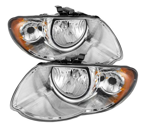 Xtune Chrysler Town & Country 05-07 Crystal Headlights Chrome HD-JH-CHRTC05-AM-C