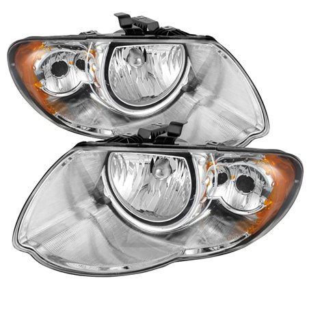 Xtune Chrysler Town & Country 05-07 Crystal Headlights Chrome HD-JH-CHRTC05-AM-C