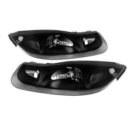 Xtune Satun Sc Series Coupe 2001-2002 OEM Style Headlights Black HD-JH-SASC-01-BK