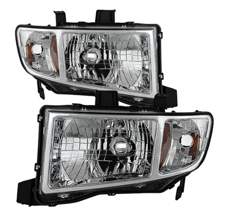 Xtune Honda Ridgeline 06-13 Crystal Headlights Chrome HD-JH-HRID06-AM-C