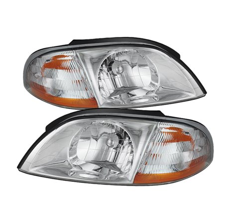 Xtune Ford Windstar 99-03 Crystal Headlights Chrome HD-JH-FWIN99-AM-C