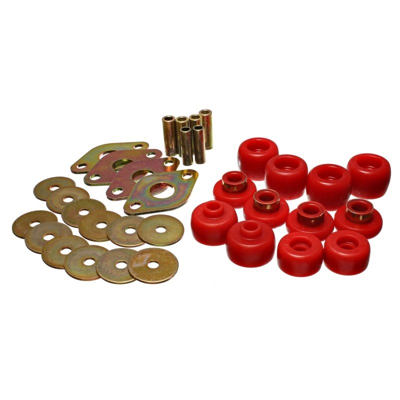 Energy Suspension 93-98 Toyota T100 Red Body Cab Mount Set