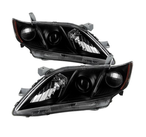 Xtune Toyota Camry 07-09 OEM Style Headlights Black HD-JH-TCAM07-AM-BK