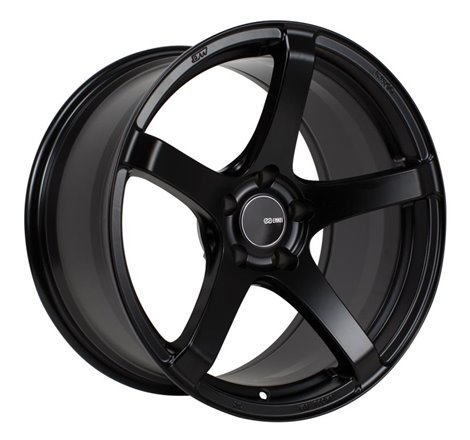 Enkei Kojin 18x9.5 15mm Offset 5x114.3 Bolt Pattern 72.6mm Bore Dia Matte Black Wheel