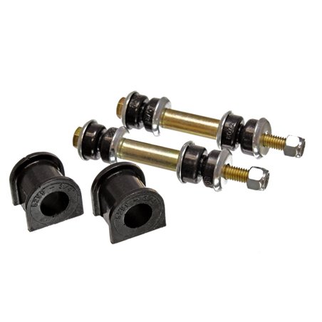 Energy Suspension 90-96 Ford Escort/ZX2 Black 3/4in Rear Sway Bar Bushing Set (Inc Endlink Bushings)