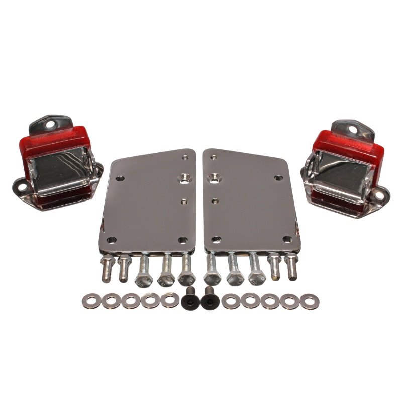 Energy Suspension LS Series Red Motor Conversion Set - Chrome Plated