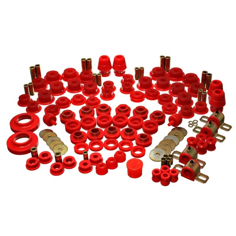 Energy Suspension 07-11 Jeep JK 2dr Red Hyper-Flex Master Bushing Set