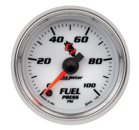 Autometer C2 52mm 100 PSI Electronic Fuel Pressure Gauge